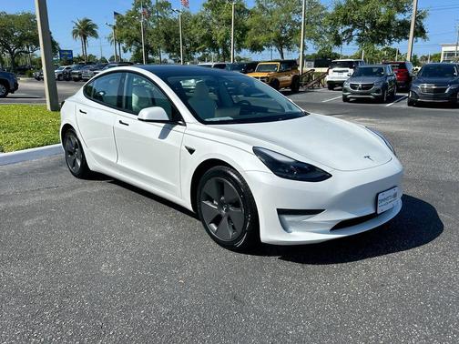 Pearl White Multi 2023 Tesla Model 3 Base