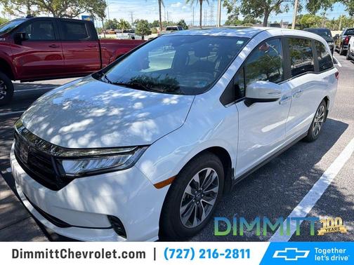 Platinum White Pearl 2021 Honda Odyssey EX-L