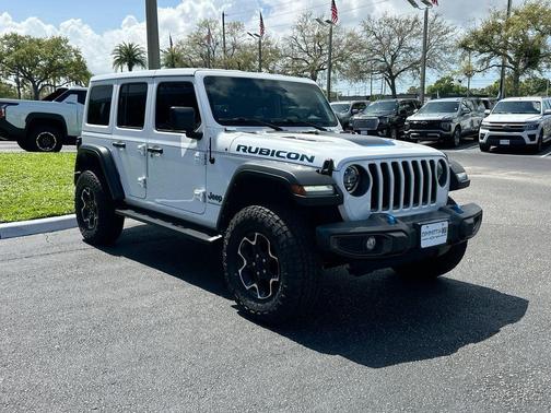 Bright White Clearcoat 2023 Jeep Wrangler 4xe Rubicon