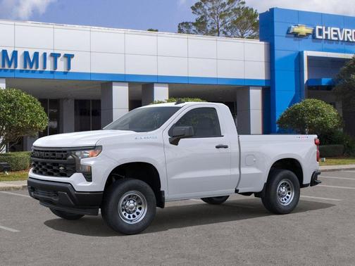 Summit White 2026 Chevrolet Silverado 1500 WT