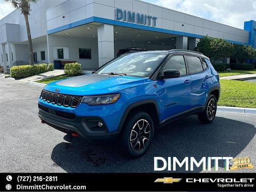 Hydro Blue Pearlcoat 2025 Jeep Compass Trailhawk