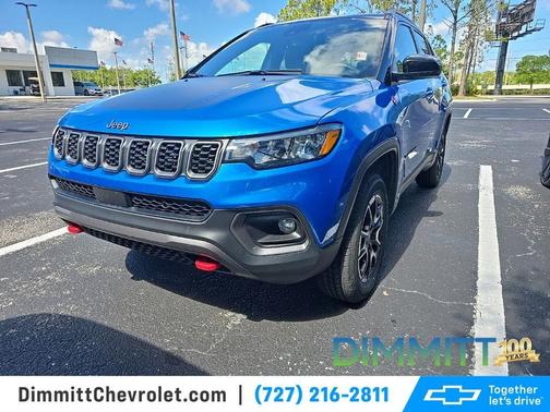 Hydro Blue Pearlcoat 2025 Jeep Compass Trailhawk