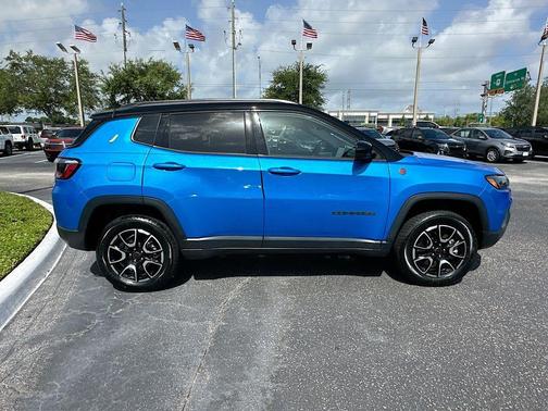Hydro Blue Pearlcoat 2025 Jeep Compass Trailhawk