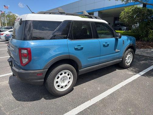 Blue 2023 Ford Bronco Sport Heritage Limited