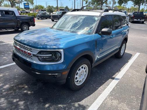 Blue 2023 Ford Bronco Sport Heritage Limited