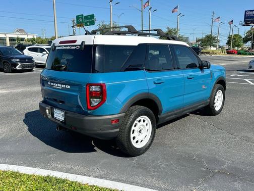 Blue 2023 Ford Bronco Sport Heritage Limited