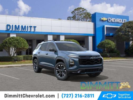 Lakeshore Blue Metallic 2026 Chevrolet Equinox RS