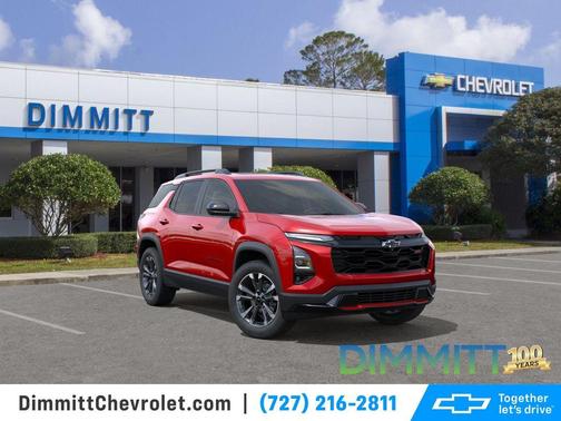 Radiant Red 2026 Chevrolet Equinox RS