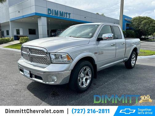 Bright Silver Clearcoat Metallic 2017 RAM 1500 Laramie