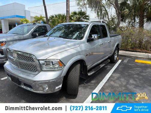 Bright Silver Clearcoat Metallic 2017 RAM 1500 Laramie
