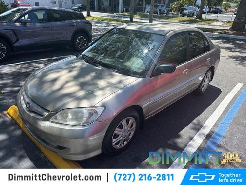 Shoreline Mist Metallic 2005 Honda Civic LX