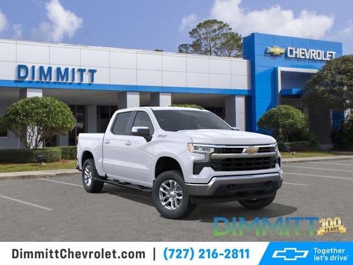 Summit White 2026 Chevrolet Silverado 1500 LT
