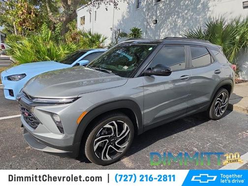 Sterling Gray Metallic 2024 Chevrolet Trailblazer RS