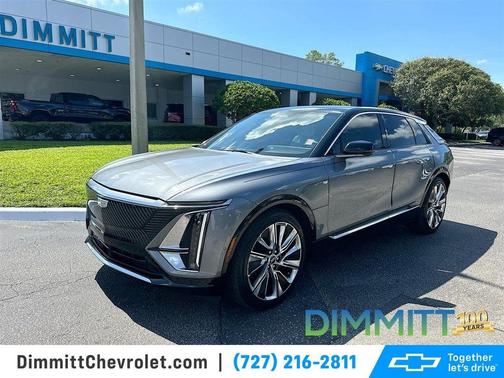 Satin Steel Metallic 2023 Cadillac LYRIQ Luxury