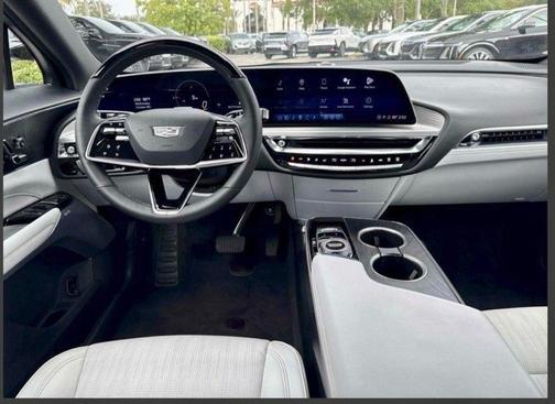 Satin Steel Metallic 2023 Cadillac LYRIQ Luxury