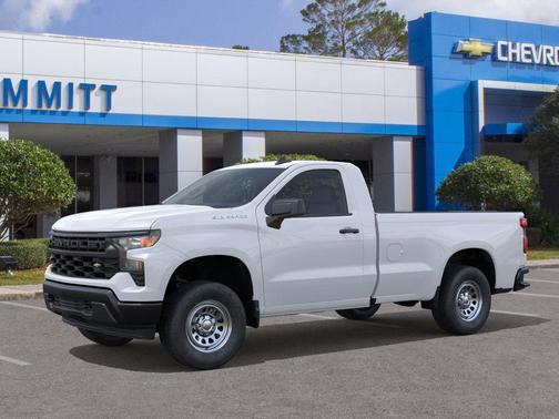 Summit White 2026 Chevrolet Silverado 1500 WT