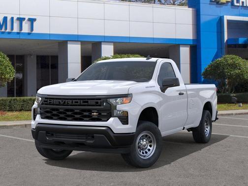 Summit White 2026 Chevrolet Silverado 1500 WT