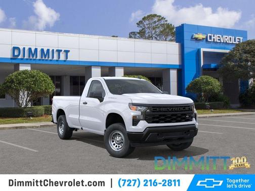 Summit White 2026 Chevrolet Silverado 1500 WT
