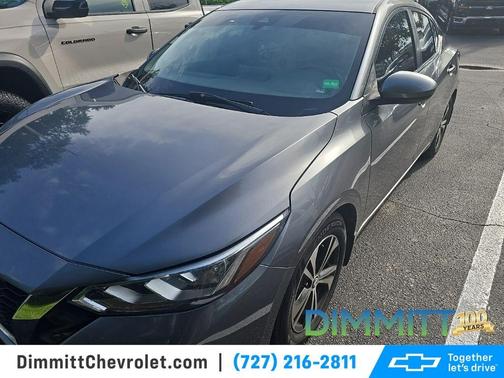 Gun Metallic 2022 Nissan Sentra SV