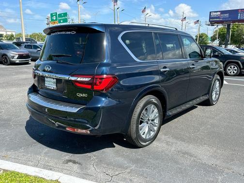 Hermosa Blue 2024 INFINITI QX80 Luxe