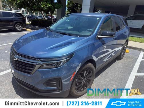 Lakeshore Blue Metallic 2024 Chevrolet Equinox LS