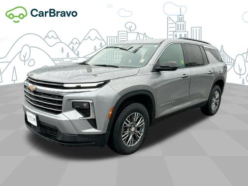 Sterling Gray Metallic 2024 Chevrolet Traverse LT