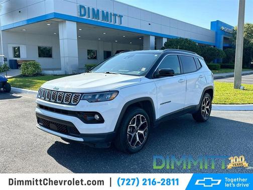 Bright White Clearcoat 2025 Jeep Compass Limited