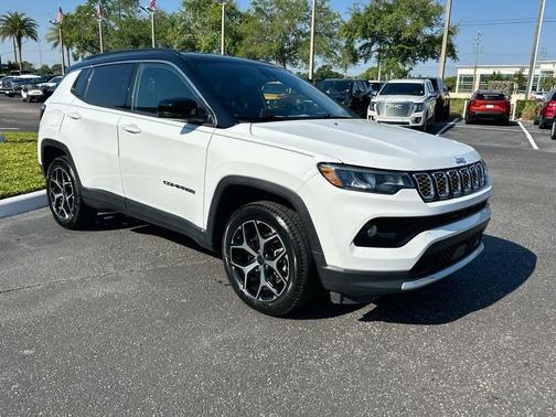 Bright White Clearcoat 2025 Jeep Compass Limited