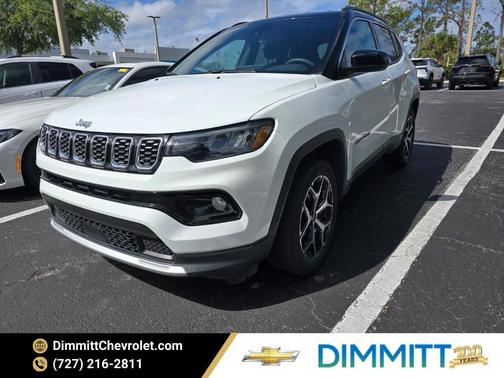 Bright White Clearcoat 2025 Jeep Compass Limited