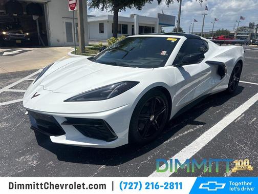 Arctic White 2026 Chevrolet Corvette Stingray w/2LT