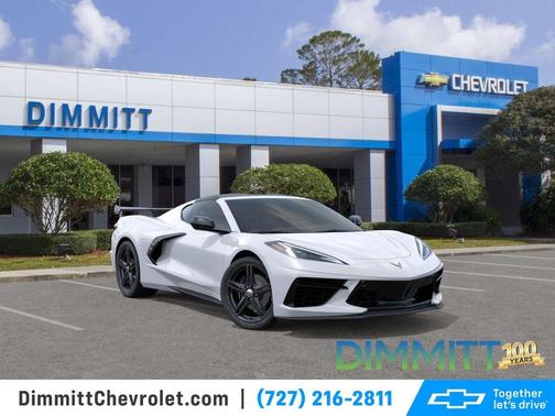 Arctic White 2026 Chevrolet Corvette Stingray w/2LT