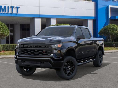 Black 2026 Chevrolet Silverado 1500 Custom Trail Boss