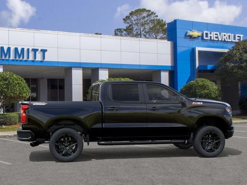 Black 2026 Chevrolet Silverado 1500 Custom Trail Boss