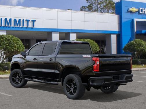 Black 2026 Chevrolet Silverado 1500 Custom Trail Boss