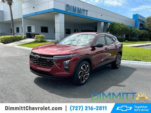 Crimson Metallic 2024 Chevrolet Trax 2RS