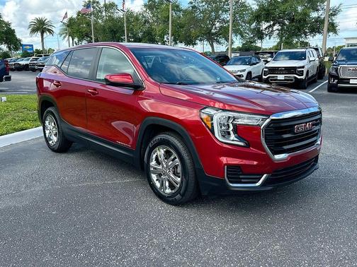 Volcanic Red 2023 GMC Terrain SLE