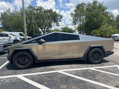 Silver 2024 Tesla Cybertruck Base