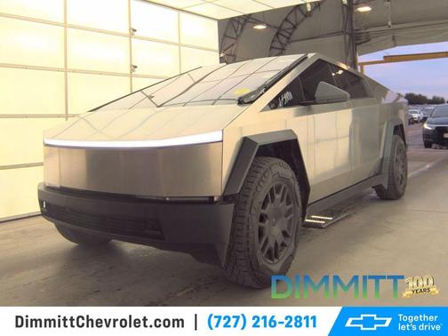 Silver 2024 Tesla Cybertruck Base