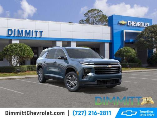 Lakeshore Blue Metallic 2026 Chevrolet Traverse LT