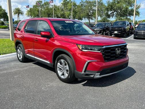 Radiant Red Metallic II 2025 Honda Pilot EX-L