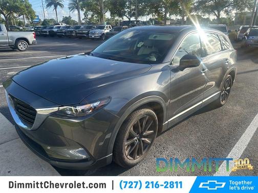 Machine Gray Metallic 2023 Mazda CX-9 Touring Plus