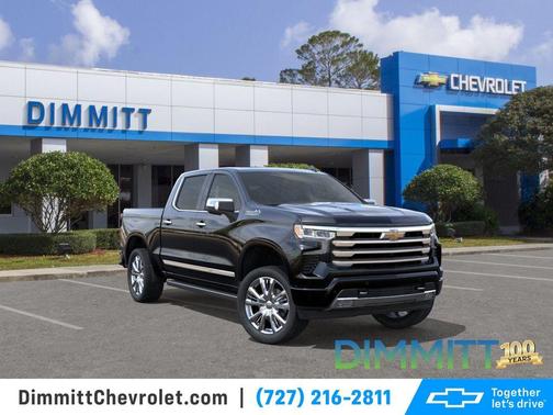 Black 2026 Chevrolet Silverado 1500 High Country