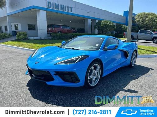 Rapid Blue 2023 Chevrolet Corvette Stingray w/2LT