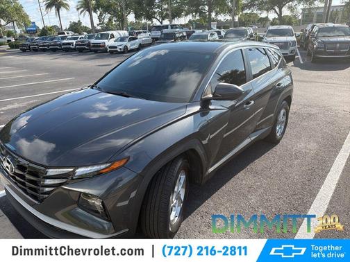 Portofino Gray 2022 Hyundai TUCSON SE