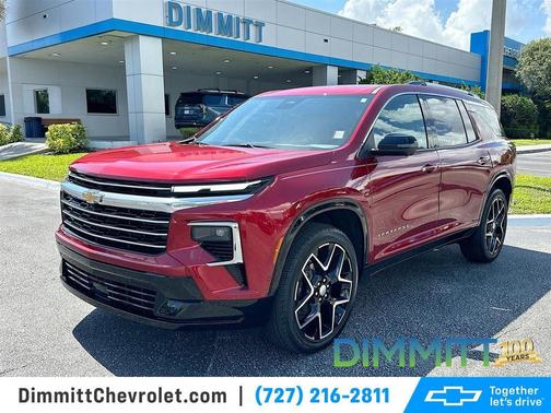Radiant Red 2025 Chevrolet Traverse High Country