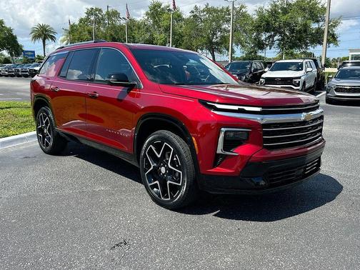 Radiant Red 2025 Chevrolet Traverse High Country
