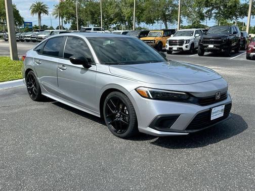 Silver 2023 Honda Civic Sport