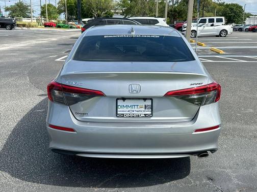 Silver 2023 Honda Civic Sport