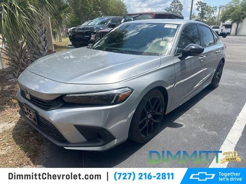 Silver 2023 Honda Civic Sport