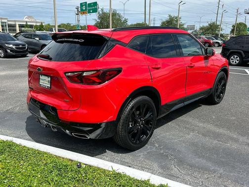Red 2021 Chevrolet Blazer RS